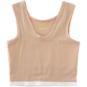 BaronHong Tomboy Chest Binder Sturdy Stretchy Pullover Mesh Masculine Tank Top