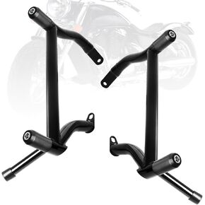 Saddlebag Guard Road Glide Bracket for Harley Davidson Touring Street Black Tip Over Saddle Bag Guards Protection Crash Bar 2009-2024