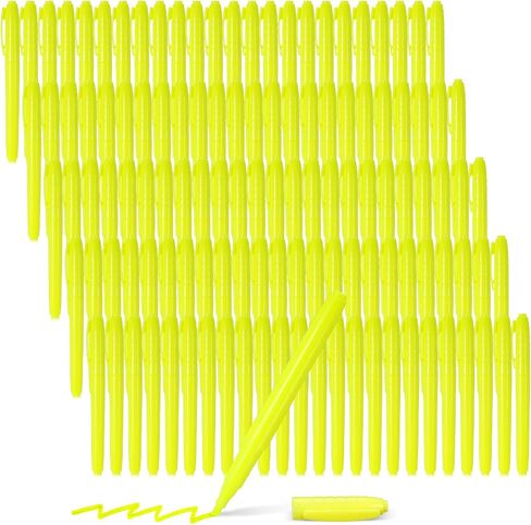 Fuutreo 180 Pcs Highlighters Bulk Bright Color Highlighter Dry Quickly Safe Chisel Tip Highlighter Marker for Adults Kids Home School Office(Orange) in Saudi Arabia