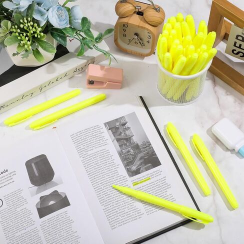 Fuutreo 180 Pcs Highlighters Bulk Bright Color Highlighter Dry Quickly Safe Chisel Tip Highlighter Marker for Adults Kids Home School Office(Orange) in Saudi Arabia