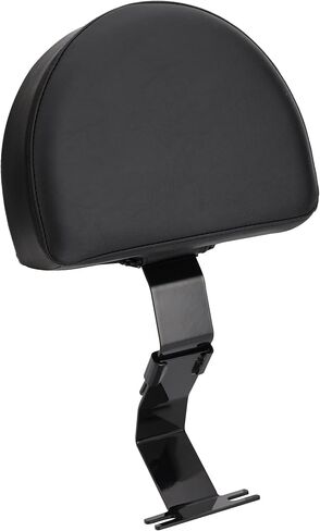مسند ظهر للسائق الأسود من MoKitDora سهل التشغيل/الإيقاف من Sissy Bar Plug-in Back Rest PU Pad متوافق مع Kawasaki Vulcan VN1700 Nomad/Voyager/Classic in Saudi Arabia
