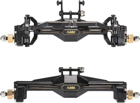 AMK TRX4M محاور نحاسية 180 جرام شديدة التحمل TRX4M نحاس أمامي خلفي كامل محاور البوابة لـ 1/18 RC الزاحف TRX4M Bronco Defender TRX4M ترقيات الملحقات in Saudi Arabia