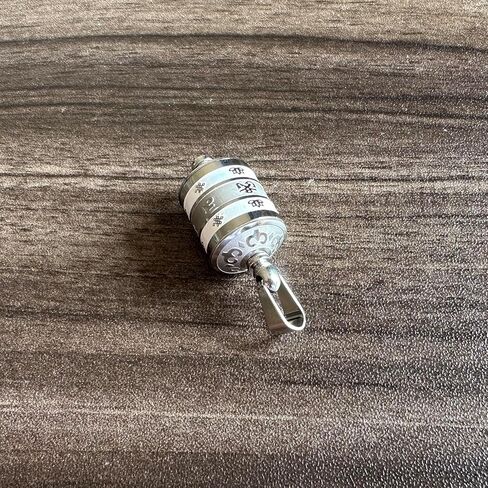 Urn Necklace for Ashes Stainless Steel Prayer Wheel Pendant Memorial Cremation Locket Keepsake Necklace in Kuwait