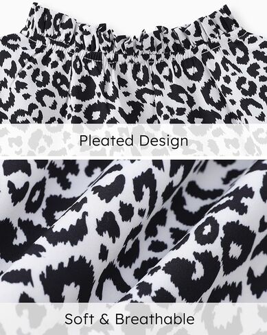 PATPAT Floral Blouses Shirts for Girls： Long Sleeve Chiffon Casual - Preppy Clothes for Tween Girl Fashion 6-12 Years in Saudi Arabia