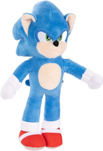 Sonic The Hedgehog Sonic 3 Movie Plush Sonic & Shadow 9-Inch Stuffed Toy Figures - Officially Licensed 3 Movie, Amazon 2-Pack Kids Plush Toy Figure Set in Saudi Arabia