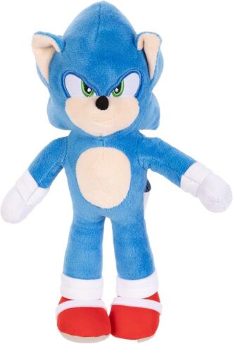 Sonic The Hedgehog Sonic 3 Movie Plush Sonic & Shadow 9-Inch Stuffed Toy Figures - Officially Licensed 3 Movie, Amazon 2-Pack Kids Plush Toy Figure Set in Saudi Arabia
