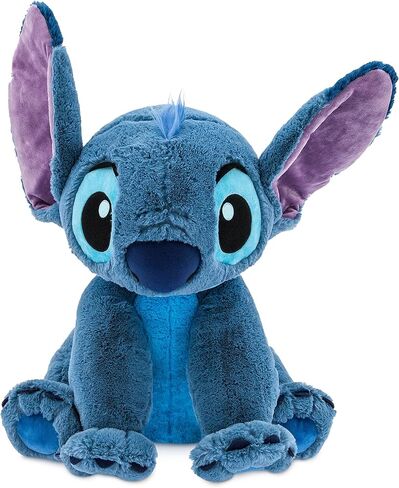 Disney Store Official Stitch Plush from Lilo & Stitch – Large 21 1/4 Inches, Soft & Cuddly Toy, Iconic Blue Alien, for Kids & Fans, Suitable for All Ages, Premium Quality in Saudi Arabia