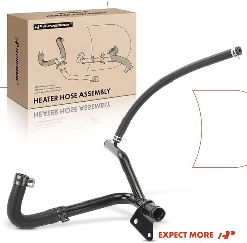 مجموعة خط أنابيب خرطوم سخان HVAC الممتازة مع مشبك متوافق مع Ford F-150 2001-2003، F-150 Heritage 2004، E-150/E-150 Club Wagon/E-250 2003، E-150 Econoline Club Wagon، E -250 إيكونولين، 4.2 لتر in Saudi Arabia