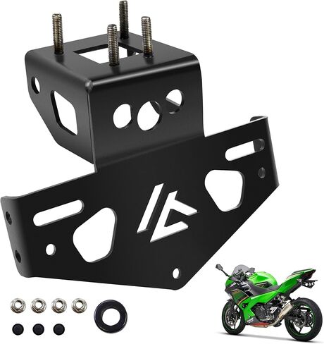 مزيل الحاجز من JY PERFORMANCE متوافق مع Kawasaki Ninja 400 Z400 2018-2023، Ninja 250 2018 2019 حامل لوحة الترخيص in Kuwait
