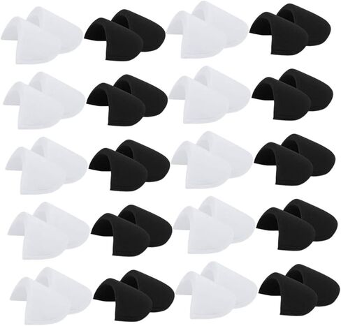 20 زوجًا من وسادات الكتف الإسفنجية للنساء والرجال، معززات سترة المعطف، مريحة وسهلة الخياطة in Kuwait