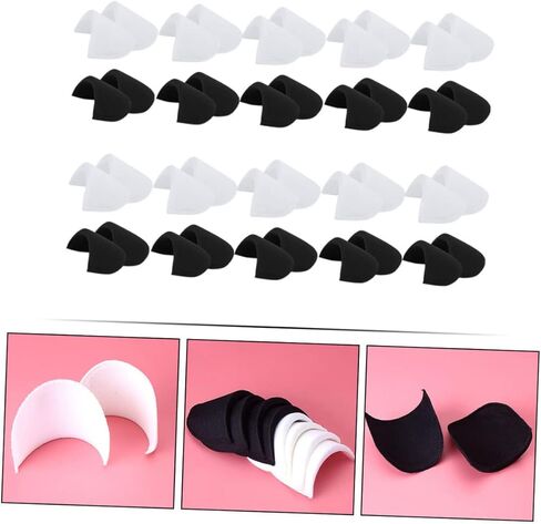 20 زوجًا من وسادات الكتف الإسفنجية للنساء والرجال، معززات سترة المعطف، مريحة وسهلة الخياطة in Kuwait