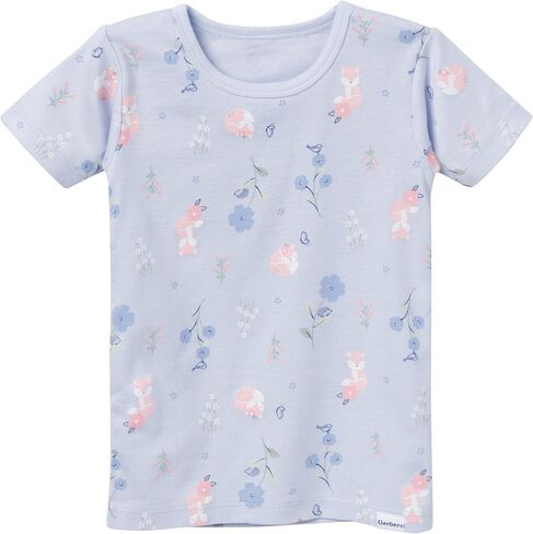 Gerber Baby Girls' Toddler Snug Fit 4-Piece Pajama Set in Saudi Arabia