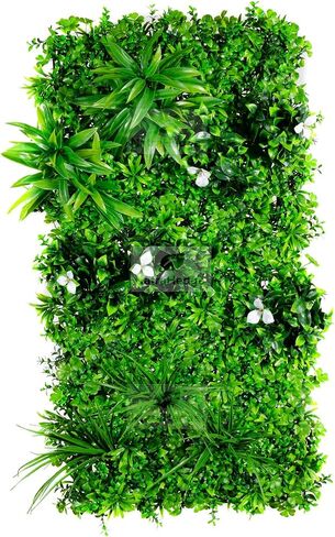Artificial Rainforest Living Wall Vertical Garden for Outdoor Hedge Installments or Indoor Decor (5 Pack) 28 SQF in Saudi Arabia