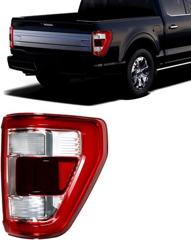 Tail Light Right with Blind Spot Assembly Compatible with 150 2021-2023 Red Lens Rear Brake Lamp ML3Z-13404-D (Right) in Saudi Arabia