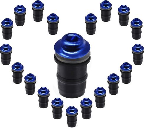 20 PCS M5 Motorcycle Windscreen Bolts Screws Kit, Universal Replacement Parts Motorcycle CNC Windshield Windscreen Bolt Screw, Works on OEM or Aftermarket Windshields. (Black) in Saudi Arabia