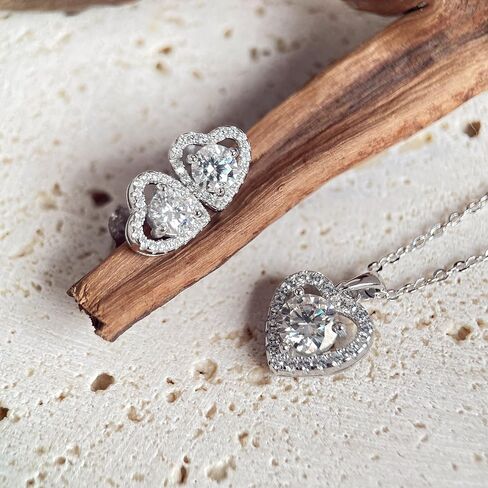 munone Moissanite Halo Stud Earrings,1ct Brilliant Round Cut Lab Created Diamond 14k White Gold Plated Sterling Silver Earrings Valentines Birthday Gift for Women Men in Kuwait