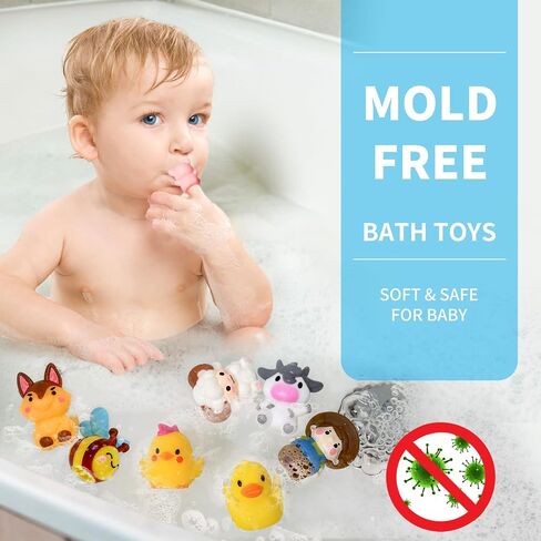 Oriate Animal Farm Finger Puppets, 10Pcs Bath Finger Toys for Toddlers 1-3 in Saudi Arabia