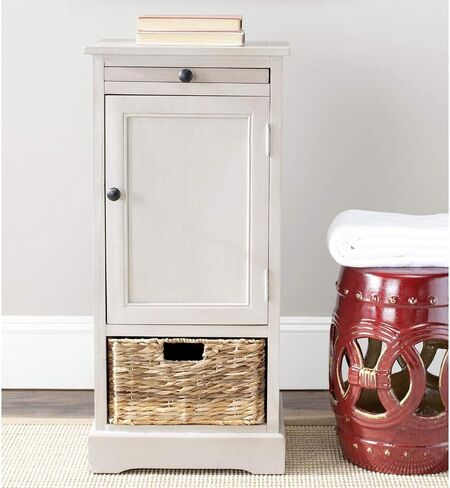 Safavieh American Homes Collection Raven Vintage Grey Tall Storage Unit in Saudi Arabia