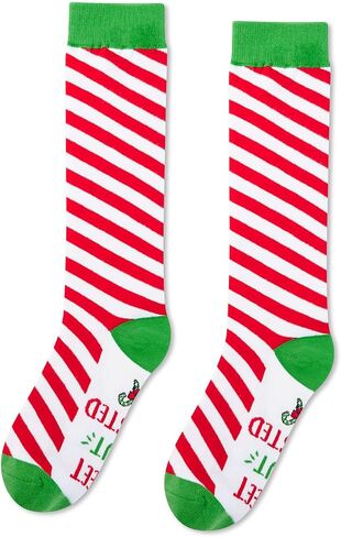 HAPPYPOP Candy Cane Socks Christmas Gifts - Christmas Socks Kids Boys Girls, Xmas Gifts Stocking Stuffers for Teens in Saudi Arabia