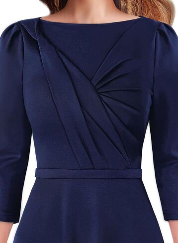 VFSHOW Womens 2024 Business Office Work Professional Elegant Slim Midi A-line Fit and Flare Dress in Kuwait