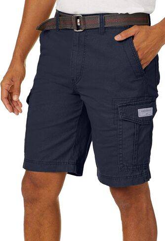 Unionbay Men's Classic Belted Vintage Twill Relaxed Fit Cargo Short in Saudi Arabia