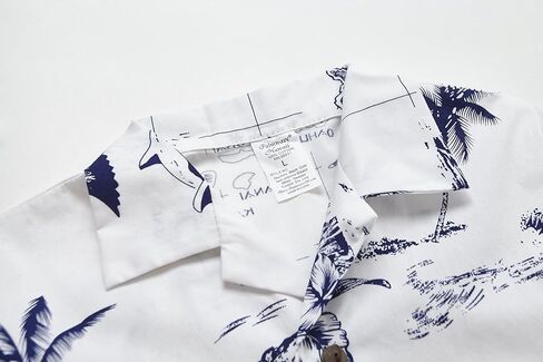 Boy Hawaiian Aloha Luau Shirt and Shorts 2 Piece Cabana Set in White Map and Surfer 6 in Kuwait