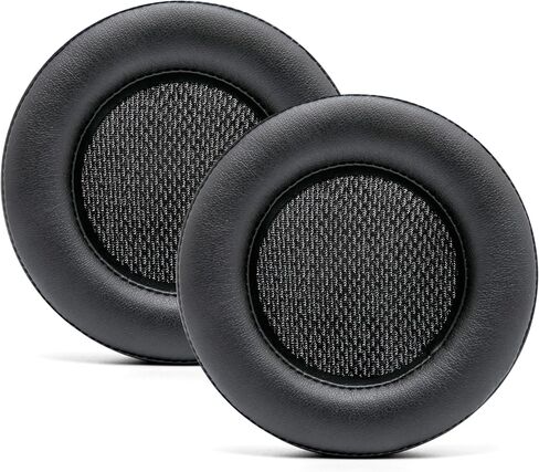 وسادات أذن بديلة مطورة من WC لسماعات الألعاب Corsair Virtuoso المصنوعة بواسطة Wicked Cushions | تحسين المتانة والسمك والجلد الناعم وعزل الصوت | أسود in Saudi Arabia