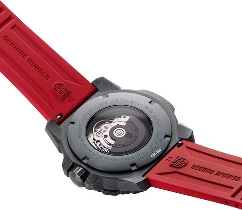 ساعة لومينوكس ماستر كاربون سيل أوتوماتيكية من سلسلة 3860 | 45 ملم أسود|أحمر | 20 ATM in Kuwait