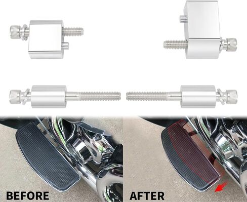 Driver Floorboard Extensions 1-1/4 inch Driver Floorboard Outward Extension Fit For Harley Touring Electra Glides Road Glides Road Kings Street Glides Trikes 2014-2024 (Color:Black) in Saudi Arabia