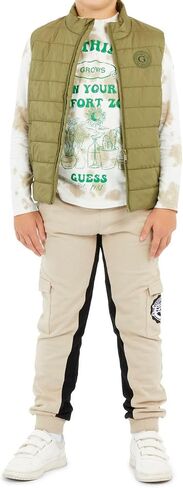 GUESS boys Eco Fleece Contrast Sweatpants in Kuwait
