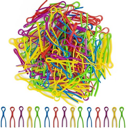 GXXMEI 100 قطعة من حوامل خيط البكرة ومشابك رفاق الخيط ملحقات ماكينة الخياطة لتنظيم بكرة الخيط، 5 ألوان in Kuwait