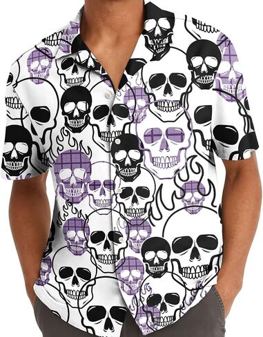 Bigfoot Riding Horse Hawaiian Shirt Cowboy Sasquatch Short Sleeve Aloha Beach Hawaiian Shirts for Men Button Down Shirt in Saudi Arabia