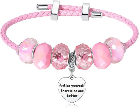 أساور اقتباسات ملهمة من تايلور، مستوحاة من هدايا تايلور للمعجبين، سوار من الخرز الوردي، هدايا عيد ميلاد للنساء in Kuwait