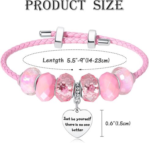 أساور اقتباسات ملهمة من تايلور، مستوحاة من هدايا تايلور للمعجبين، سوار من الخرز الوردي، هدايا عيد ميلاد للنساء in Kuwait