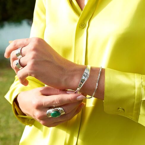 سوار Silpada "أصلي بالكامل" من الفضة الإسترلينية والهيماتيت، 7.5 بوصة + 1 بوصة in Kuwait