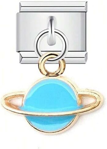 Italian Charms Bracelet Stainless Steel 9mm Link DIY Module Moon And Star Jewelry in Kuwait