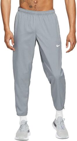 بنطال الجري المنسوج للرجال من Nike Dri-FIT Challenger (رمادي دخاني/فضي عاكس، DD4894-084) مقاس XX-Large in Saudi Arabia