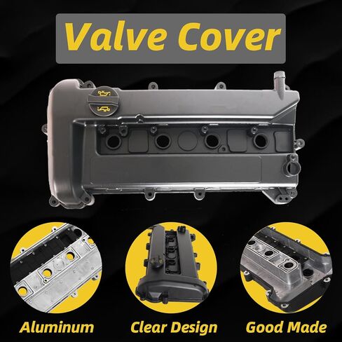Aluminium Valve Cover Fit for Ford Focus, for Escape, for Transit Connect, for Mariner 2005-2013 2.0L 2.3L # 4S4Z-6582-CA, 4S4Z-6582-C, 4S4Z-6582-D, 1S7Z-6584-BA in Saudi Arabia