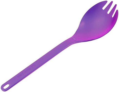 Snow Peak Titanium Spork for Outdoor Use, Portable and Durable, Titanium | Lightweight, Perfect for Camping, Backpacking, Hiking & Everyday Use, Premium Anodized Titanium in Saudi Arabia
