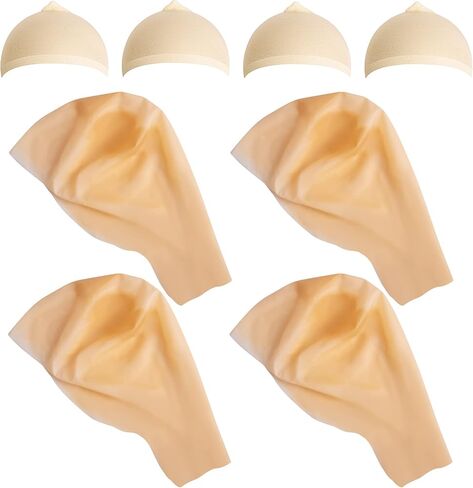 Wehhbtye Halloween Latex Bald Caps with Bald Head Wigs for Adult Costume and Theme Party in Kuwait