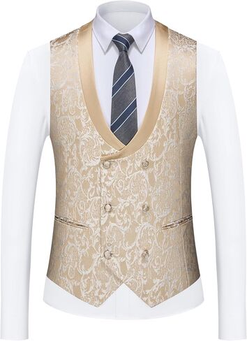 Mens Tuxedo Suit Set 3 Piece Slim Fit Wedding Prom Suit Blazer Jacket Vest Pants in Saudi Arabia