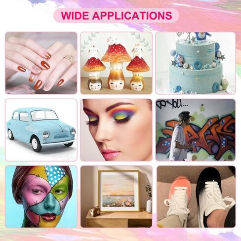 Aepto Airbrush for Nails Cordless Portable Airbrush Kit with Compressor 3 Levels 35 Psi High Pressure Rechargeable Air Brush Machine with 0.3mm Nozzle for Nail Art, Makeup, Painting, Cake Decor in Saudi Arabia