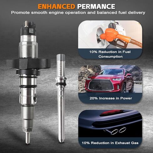 PANGOLIN 0986435503 0445120255 0445120018 Fuel Injector for 2003-2004 Dodge Pick-up Ram Cummins 5.9L Engine Afteramrket Parts in Kuwait