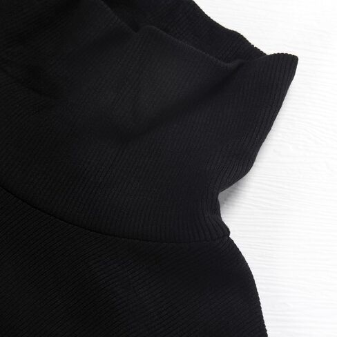 GEMBERA Womens Long Sleeve Turtle Neck Basic Slim Fitted Ribbed Knit Tops Thermal Shirts in Saudi Arabia