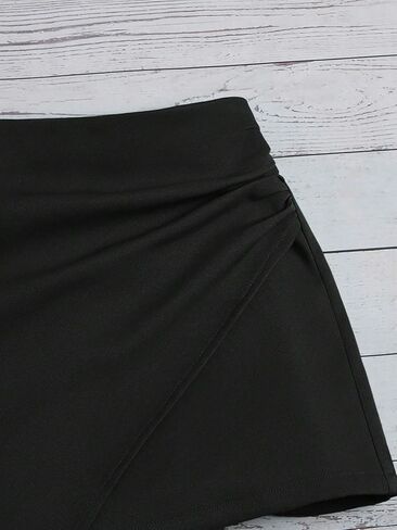 Floerns Women's Casual Asymmetrical Hem High Waist Skorts Shorts in Saudi Arabia