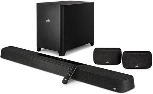 Polk Audio MagniFi Max AX SR 7.1.2 Soundbar, 10" Sub, SR2 Surround Speakers in Kuwait