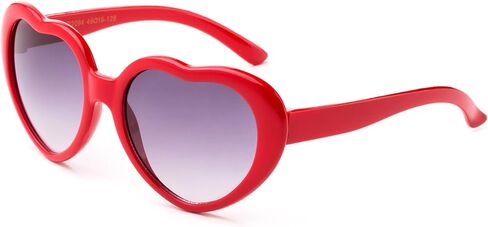 Kids Girls Fashion Heart Shaped Sunglasses Vintage Cute Heart Sunglasses Girls in Saudi Arabia