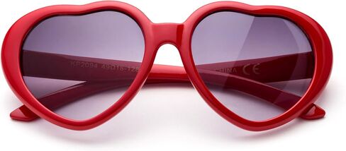 Kids Girls Fashion Heart Shaped Sunglasses Vintage Cute Heart Sunglasses Girls in Saudi Arabia