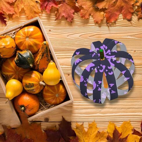 6 Rolls 30 Yards Halloween Ribbons, Happy Halloween Colorful Grosgrain Ribbons Orange Bat Pumpkin Ribbon Dot Trick or Treat Ghost Purple Ribbon for Gift Wrapping DIY Crafts Halloween Party Decor in Saudi Arabia