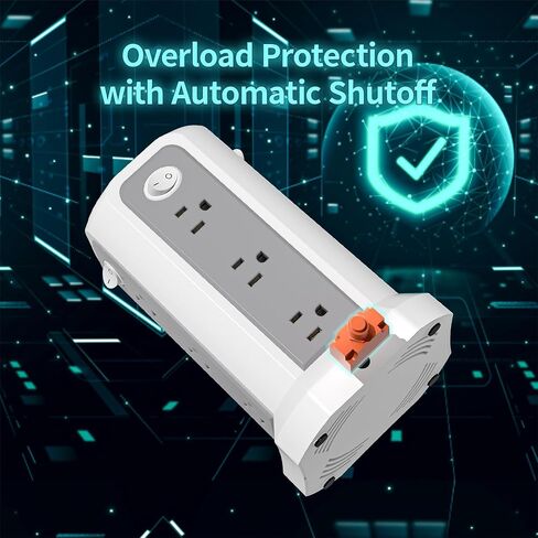 PASSUS Surge Protector Power Strip Tower 10FT (4A1C) with PD18W USB C Port in Kuwait